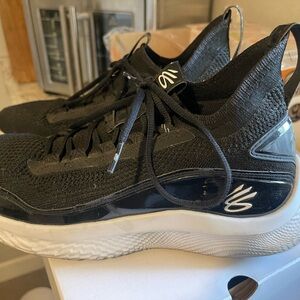 Team Curry Under Armour Black Athletic Shoes sz 10